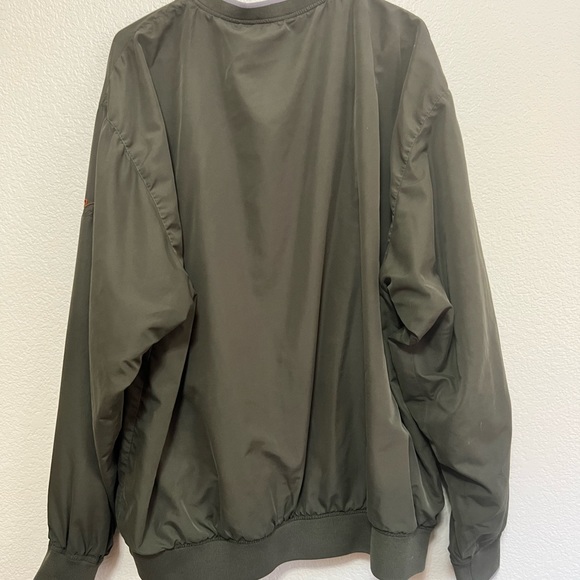 Cabela’s Windcrest V Neck Pullover Windbreaker Jacket Men’s XLT Green - Picture 3 of 11
